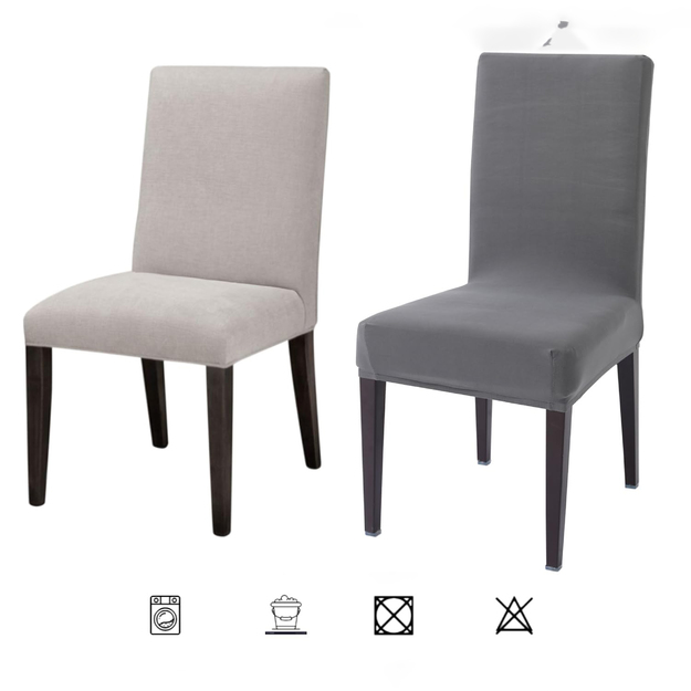 8x krēsla sēdekļa pārvalki, izturīgi, universāli, elastīgi ar gumijas lenti, mīksti