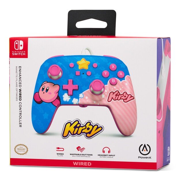 PowerA NSW ENH Wired Controller - Kirby /Nintendo Switch