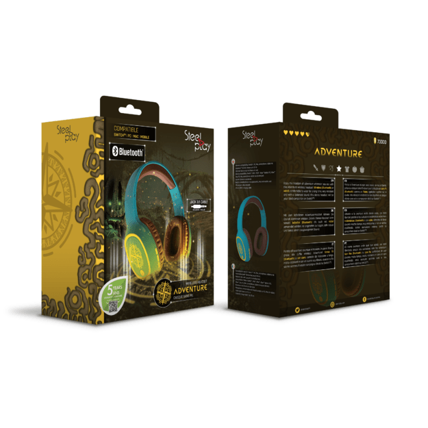 Steelplay - Adventure Bluetooth Headset (Switch/Pc/Mac/Mobile) 4