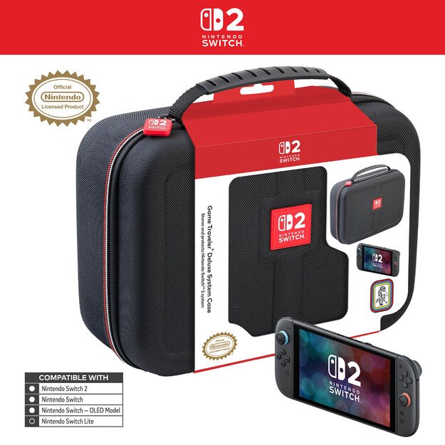 Nintendo Game Traveler: Deluxe System Case - Black