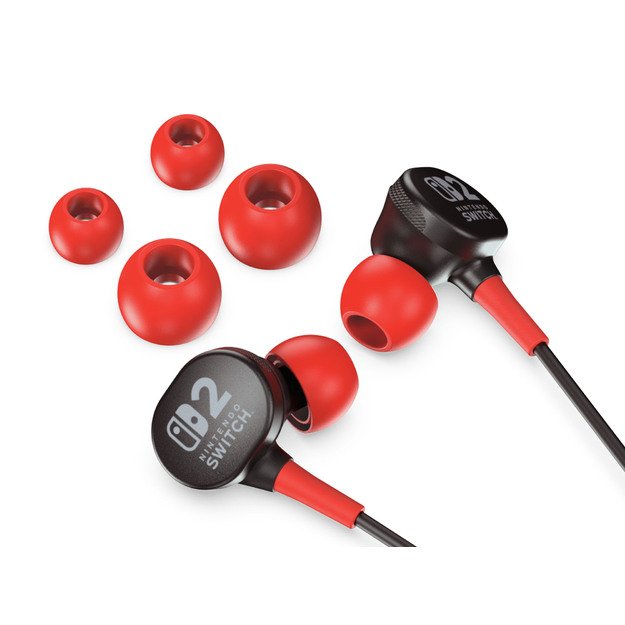 PowerA Wired Earbuds for Nintendo Switch 2- Black 2