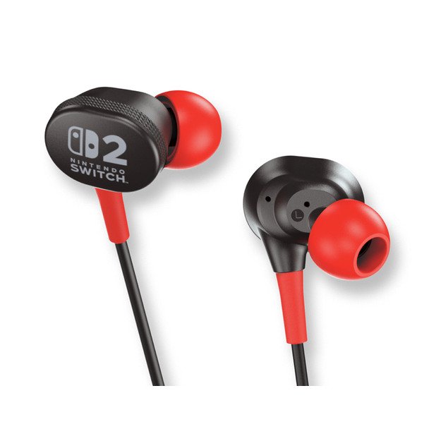 PowerA Wired Earbuds for Nintendo Switch 2- Black 3