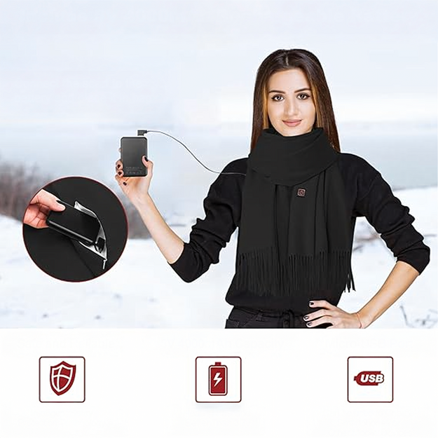 Heated Scarf (USB Heater Powerbank)