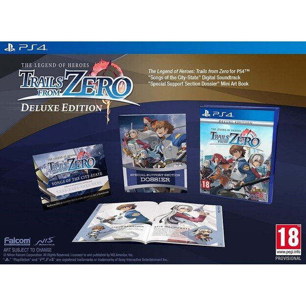 The Legend of Heroes: Trails from Zero Deluxe Edition

  - PlayStation 4