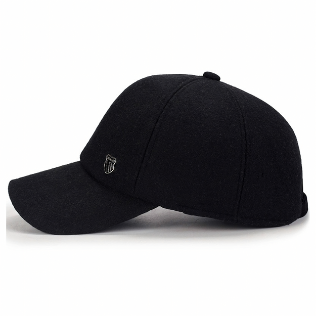 Silta vīriešu ziemas cepure ar vizieri, ausu aizbāžņiem, izolēta pilota cepure