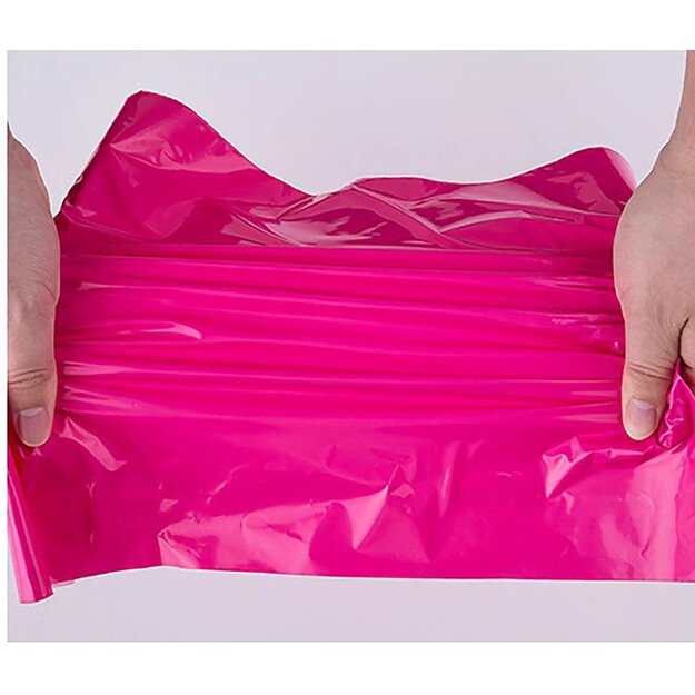 KURJERIO POLY PARKS ROŽINIS VOKAS TAMSI ROŽINIS FUKSIJOS SPALVOS 540x750 XXL 50 vnt.