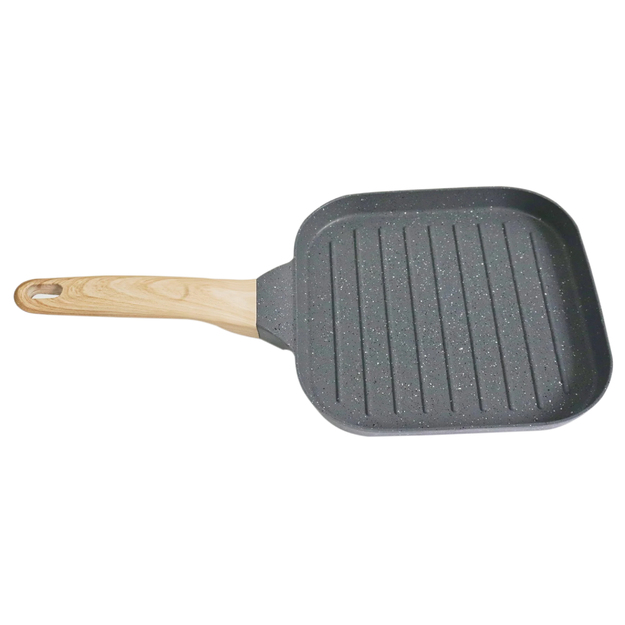 Tūristu kempinga grila panna cepšanai, grilēšanai, indukcijas un gāzes plīts virsmai