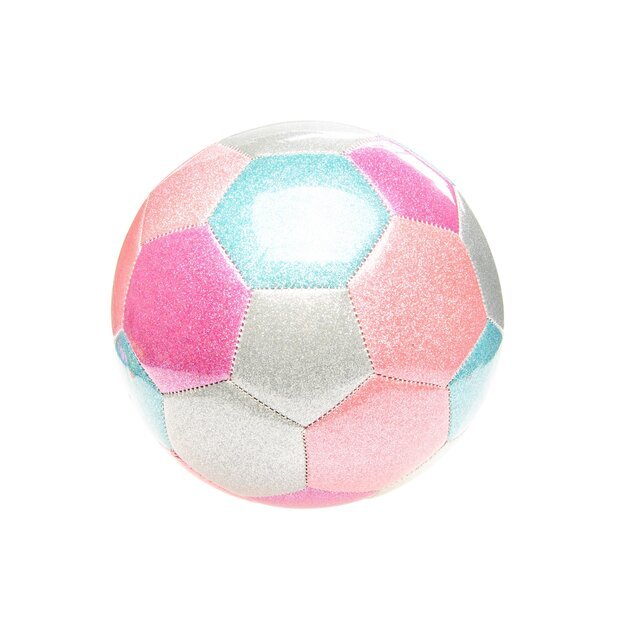 Football - Metallic Pink/Silver, Size 5 (13307)