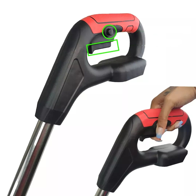 Akumulatora krūmgriezis Dārza krūmgriezis Zāles trimmeris XXL 2x ac