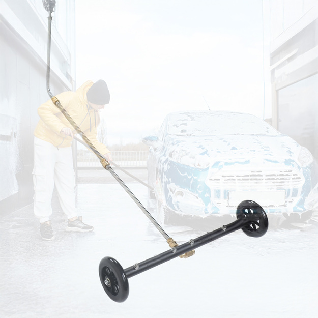 Daudzfunkcionāla bruģakmens šasijas mazgātāja ar 3 zariem