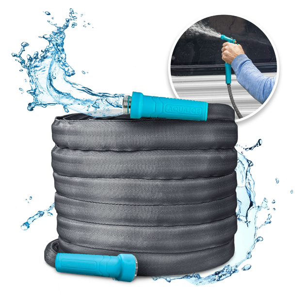 Dārza šļūtene 30 m augstspiediena 5/8 spēcīgi, izturīgi savienotāji