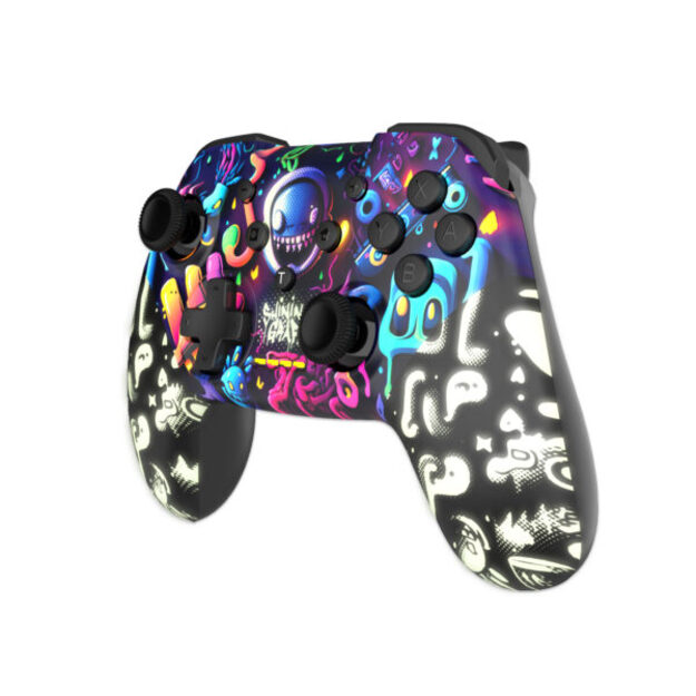 Freaks And Geeks - Shining Graff Wireless Controller - Switch/PC (Glow in the Dark Paint)