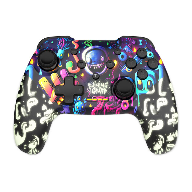 Freaks And Geeks - Shining Graff Wireless Controller - Switch/PC (Glow in the Dark Paint)