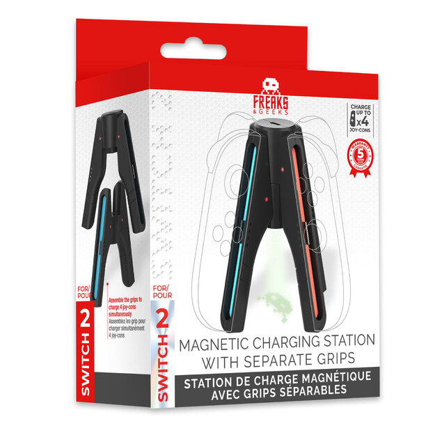 Freaks And Geeks - Charging station for 4 Joy-Cons - Nintendo Switch 2