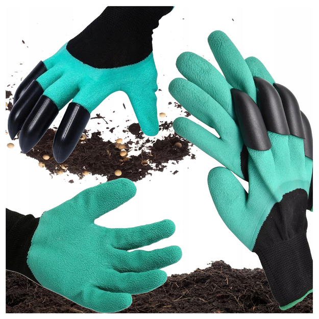 Pirštinės Sodo pirštinės Grėblys Kasimo žnyplės Grėblys Kastuvas