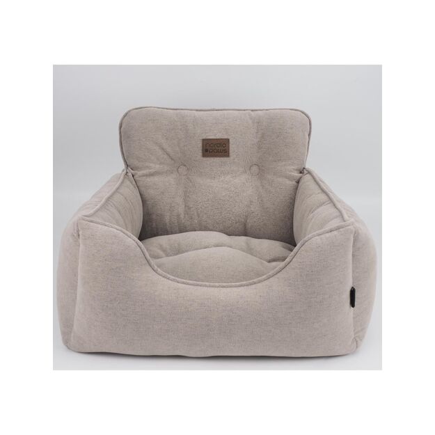 Nordic paws - Car Seat Luno - Beige - 53 x 50 x 35 cm