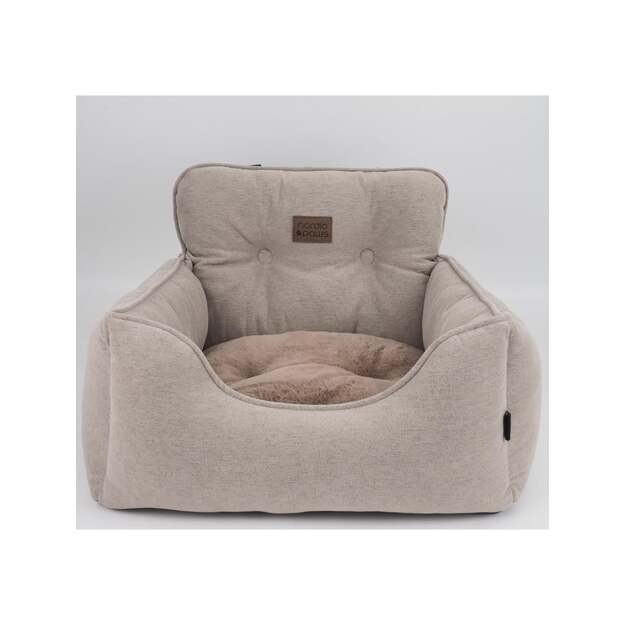 Nordic paws - Car Seat Luno - Beige - 53 x 50 x 35 cm
