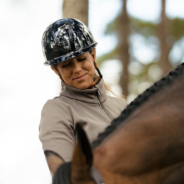 HANSBO SPORT - Mips Vision Shiny Gem Riding helmet - L