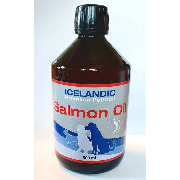 IcelandPet - Salmon oil - 500 ml. - (i009)