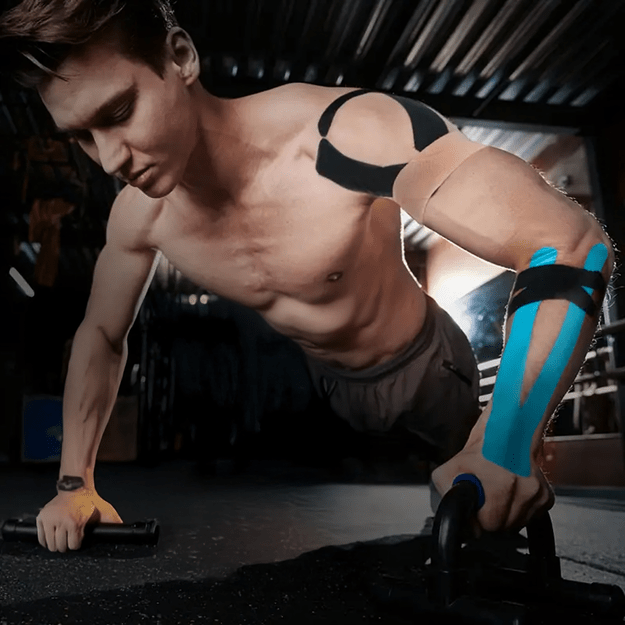 Plastry Tape Tejpy Kinesio Taping Tejp Taśma Kinesio Sport Pro 5Mx5CM 27