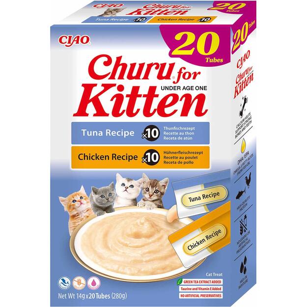 Churu - Kitten Chicken - 20 pcs - Under Age 1