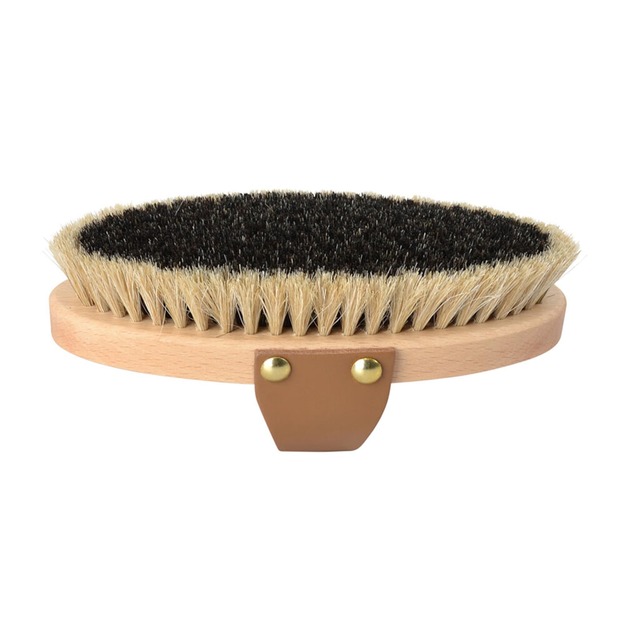 BORSTIQ - Grooming Brush with Leather Strap - Bristle - M