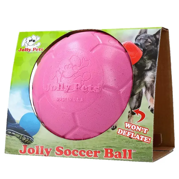 jolly pets - Jolly Soccer Ball - Pink - L (20cm)
