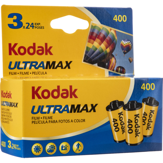 Kodak - 135 Ultramax Carded 400-24x3