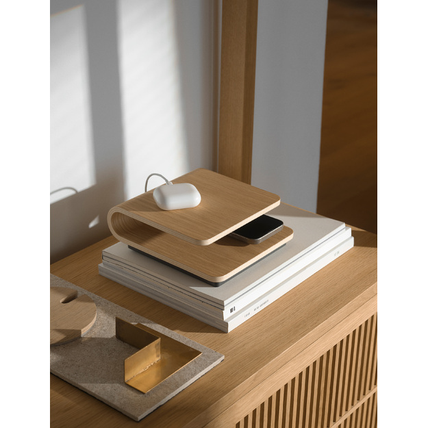 Stelton - Ro Wireless Charger - Oak