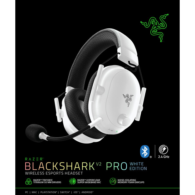 Razer BlackShark V2 Pro – Wireless Esports Gaming Headset with THX Spatial Audio