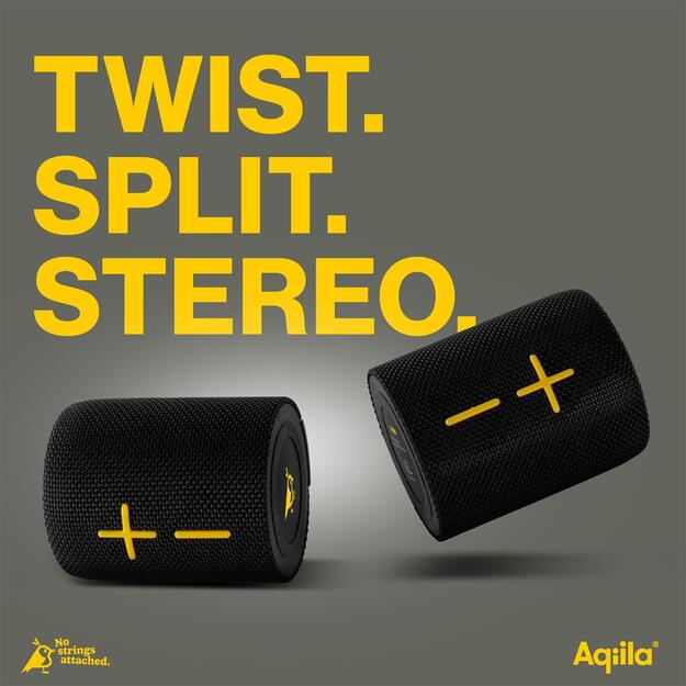 Aqiila - Soundbird DUO - 2in1 Portable Stereo Speaker