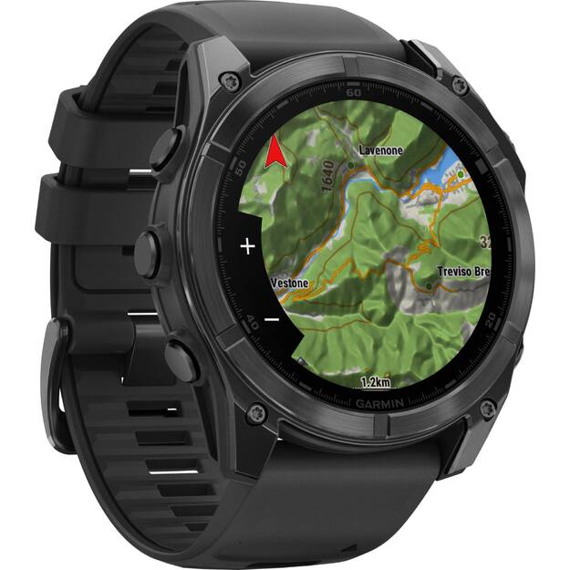 Garmin - Fenix 8 51mm Amoled Spark Orange / Graphite