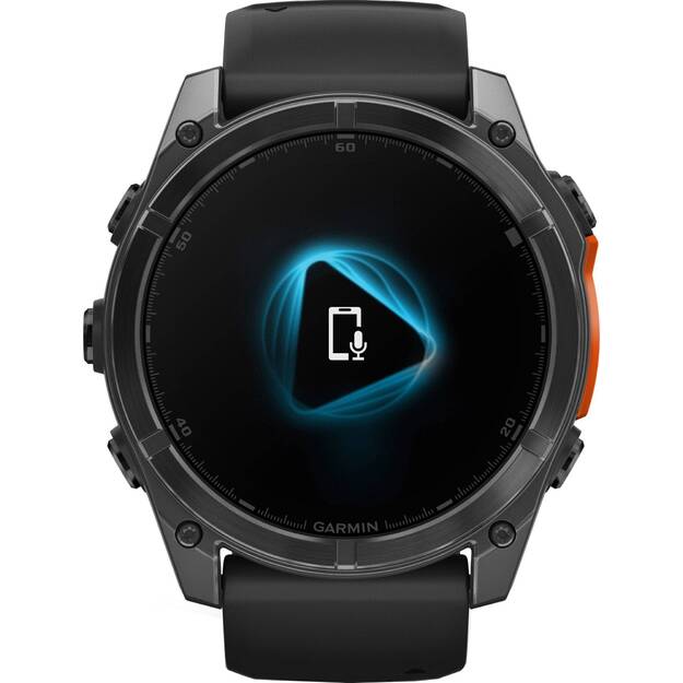 Garmin - Fenix 8 51mm Amoled Spark Orange / Graphite