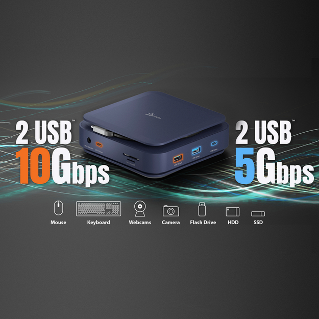J5create - Type-C Dock Dual 4k HDMI