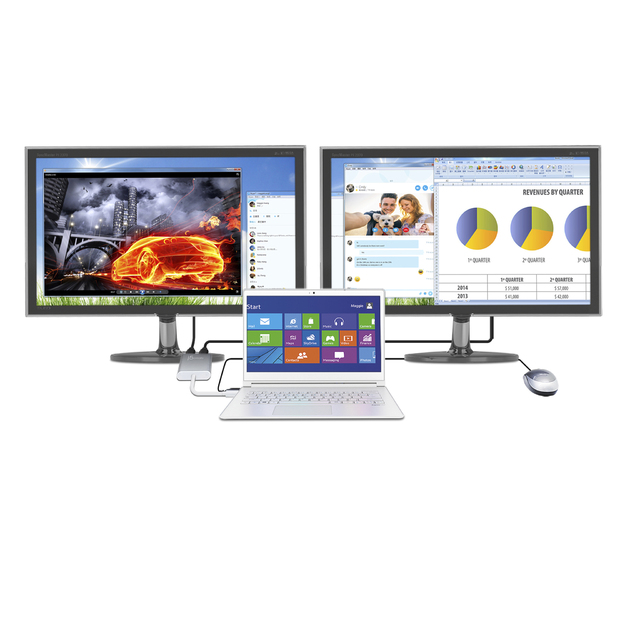 J5create - USB 3.0 To Dual HDMI Multi-Monitor Adapter