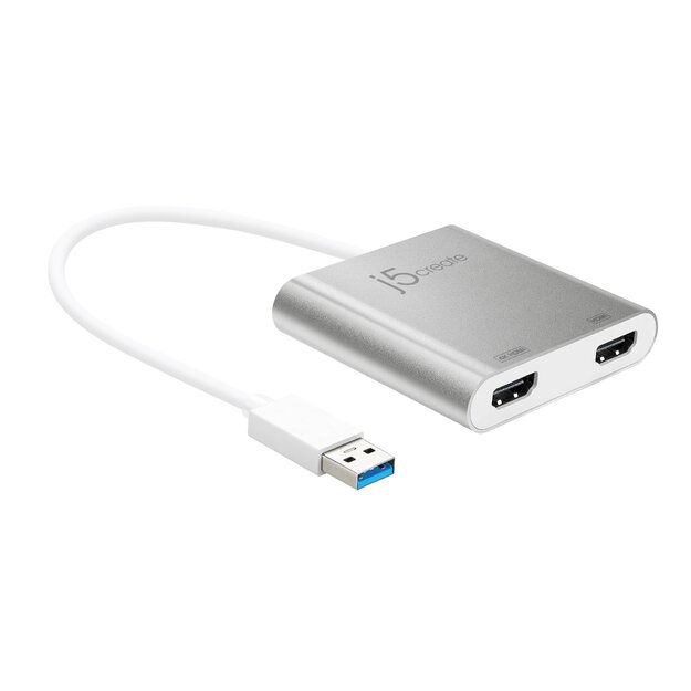 J5create - USB 3.0 To Dual HDMI Multi-Monitor Adapter