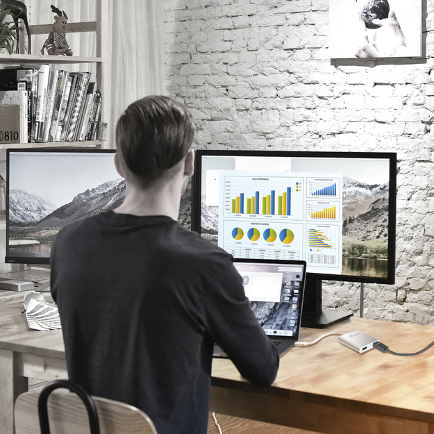 J5create - USB 3.0 To Dual HDMI Multi-Monitor Adapter