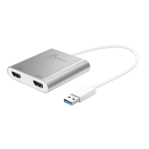 J5create - USB 3.0 To Dual HDMI Multi-Monitor Adapter