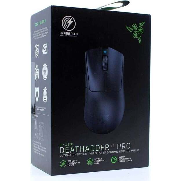 Razer - DeathAdder V3 Pro Wireless – Ultra-Light Gaming Mouse with 30K Sensor
