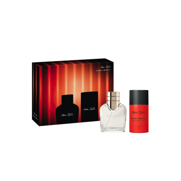Van Gils - Basic Instinct EDT 40 ml & Deodorant Stick 75 ml Gift Set