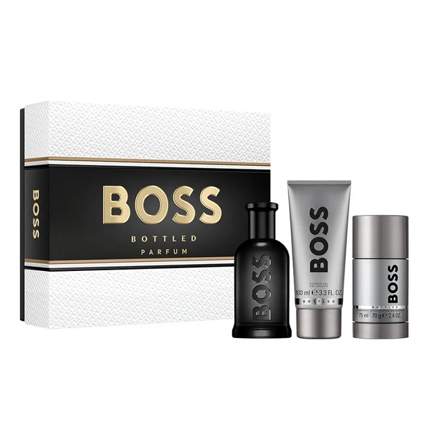 Hugo Boss - Bottled Parfum EDP 100 ml + Showergel 100 ml + Deostick 75 ml - Giftset