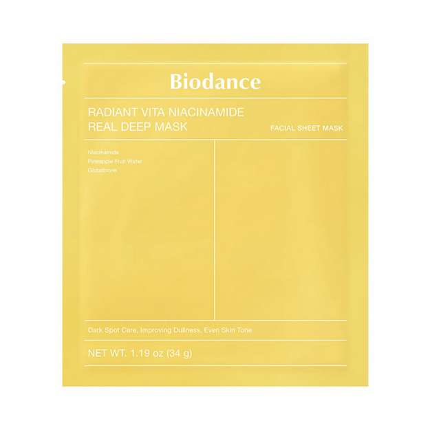 Biodance - Radiant Vita Niacinamide Real Deep Mask