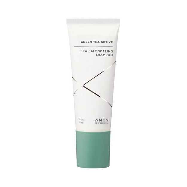 Amos Professional - Green Tea Active Sea Salt Scaling Shampoo - Green - 150 ml