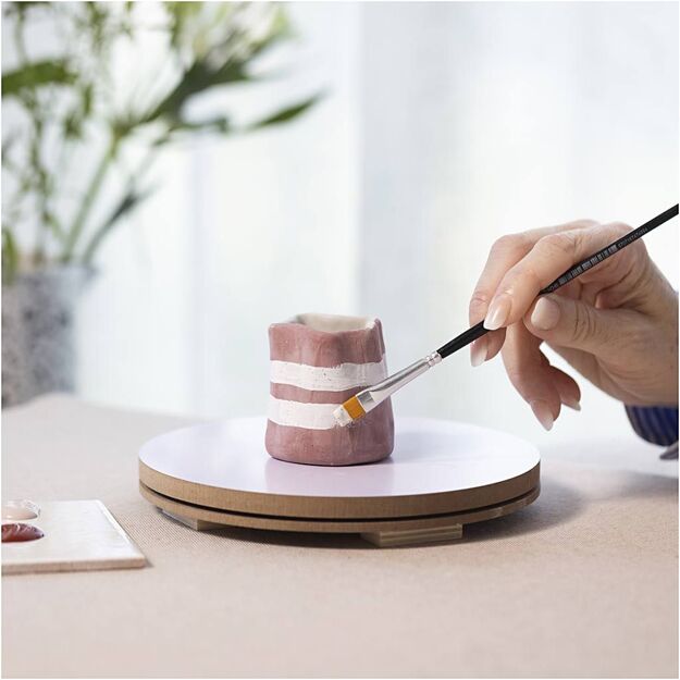 Spinning Wheel - H: 2,5 cm - dia. 17 cm (10299)