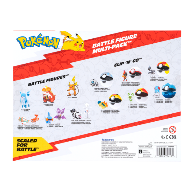 Pokémon - Battle Figure 6 Pack (PKW4099)