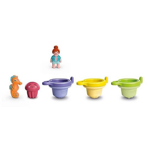 PLAYMOBIL - Junior Aqua: Floating Cups with Water Fun (71776)
