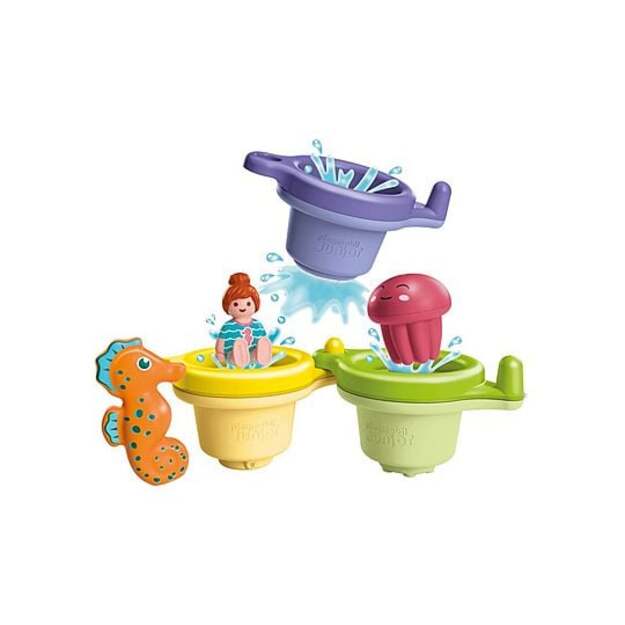 PLAYMOBIL - Junior Aqua: Floating Cups with Water Fun (71776)