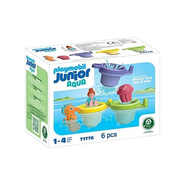 PLAYMOBIL - Junior Aqua: Floating Cups with Water Fun (71776)