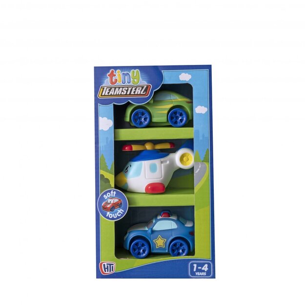 Tiny Teamsterz - 3 pack - Soft Vehicle