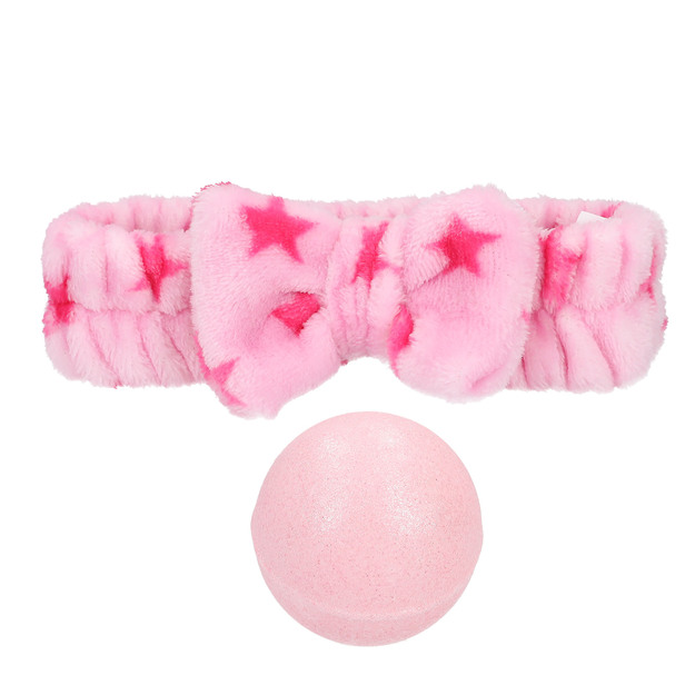 TOPModel - Bathfizzer and Headband - BEAUTY and ME - Pink